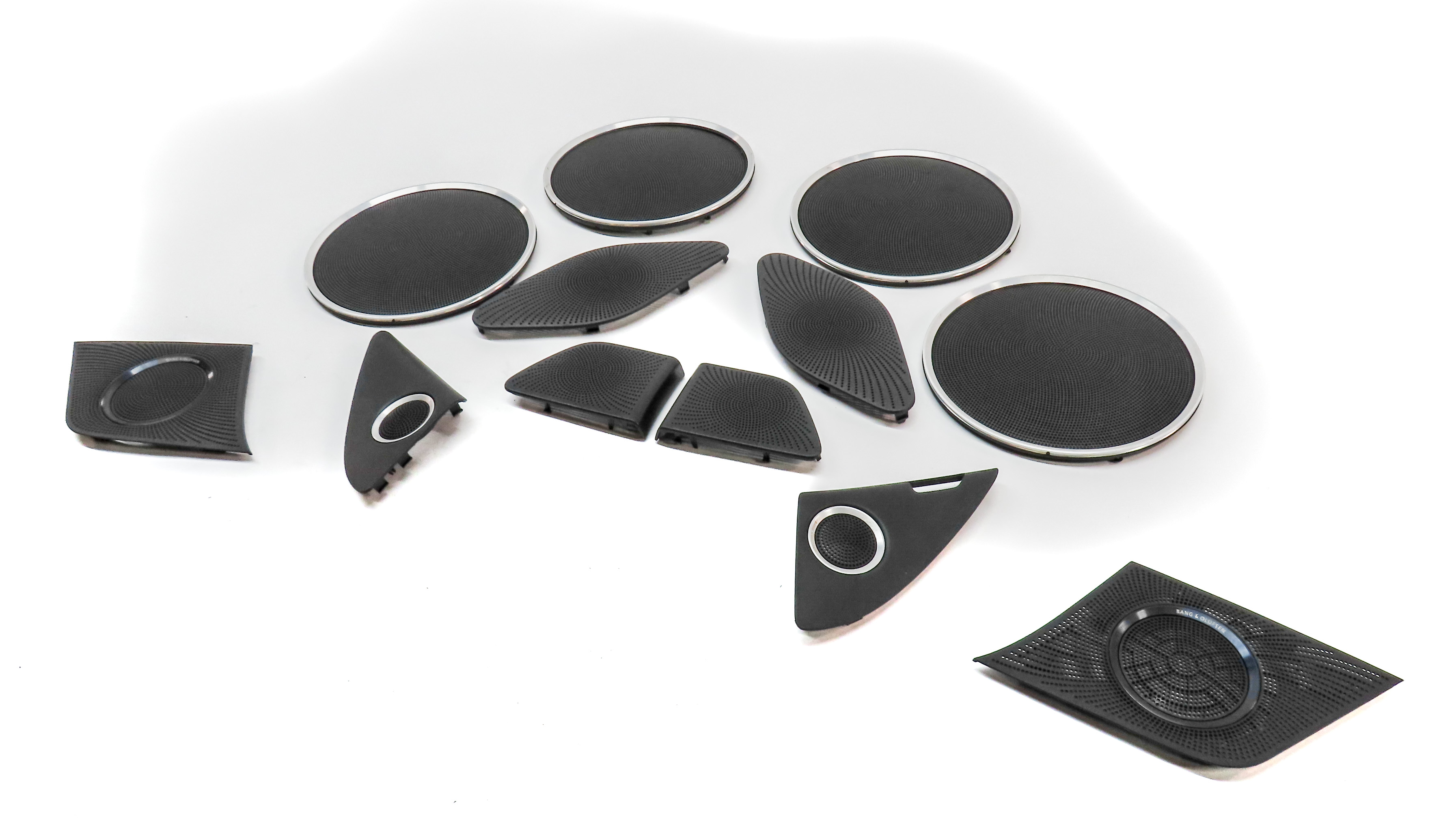 2016 AUDI SQ5 (B8 8R) BANG & OLUFSEN SOUND SYSTEM SPEAKER GRILLE COVER SET/12 — exact item pictured